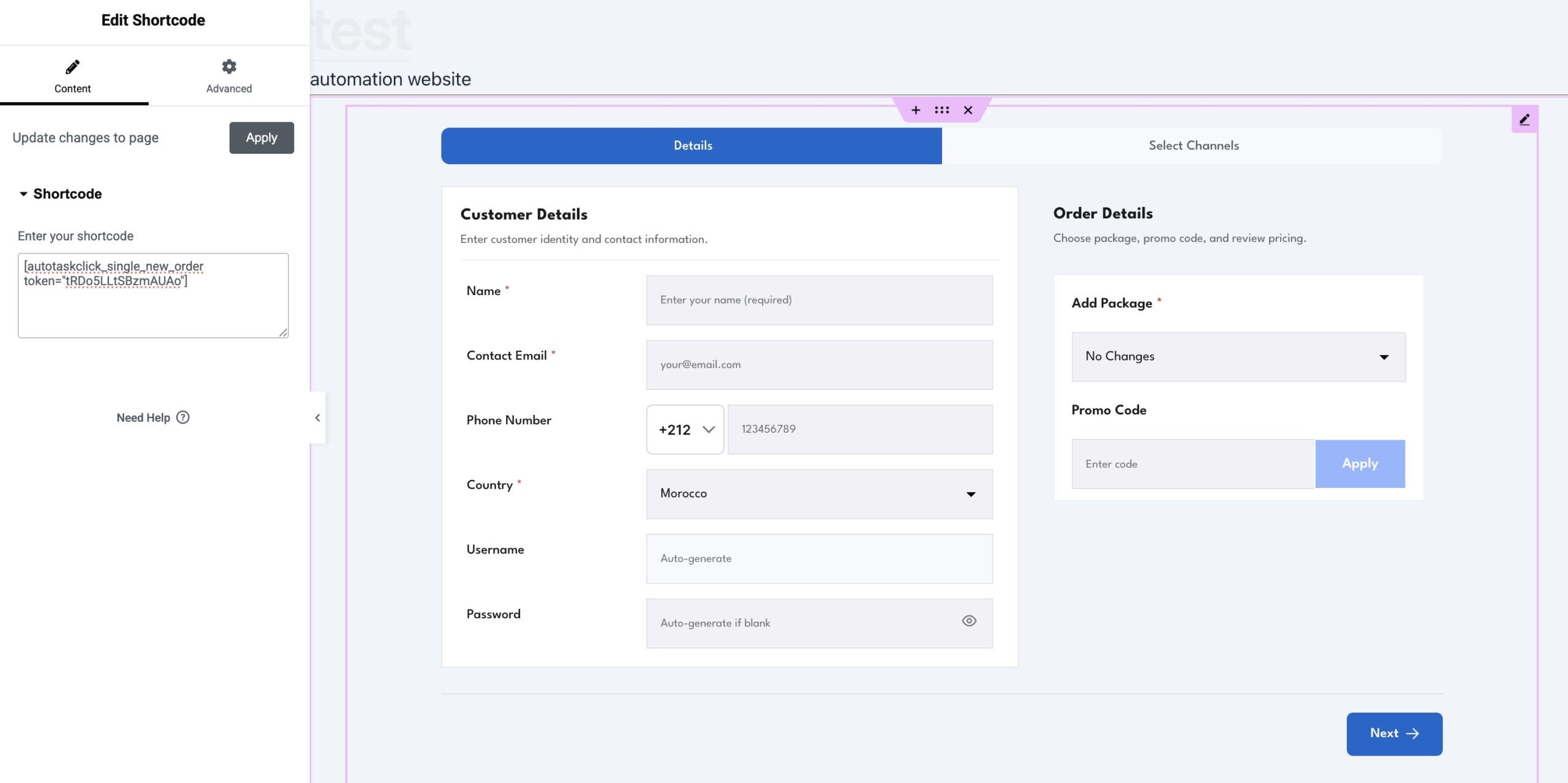 Embed Token generator
